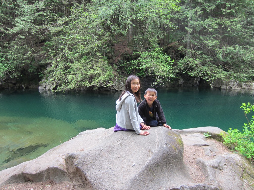 What a difference from the last camping trip - no rain!