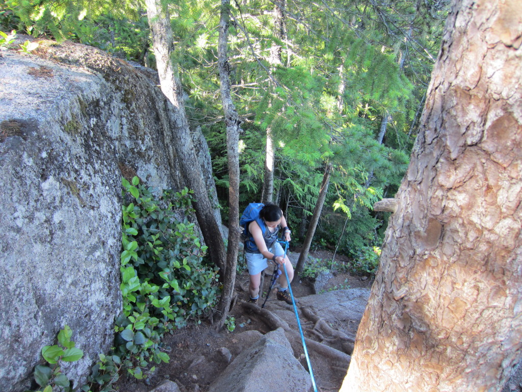 Pulling myself up using rope