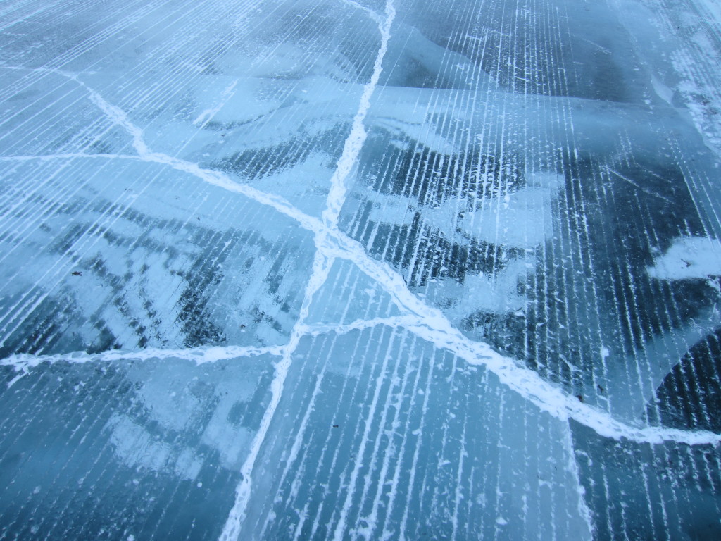 Cracks on the road